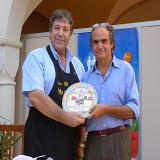 Cornelio Marini e il famoso gastronauta Davide Paolini